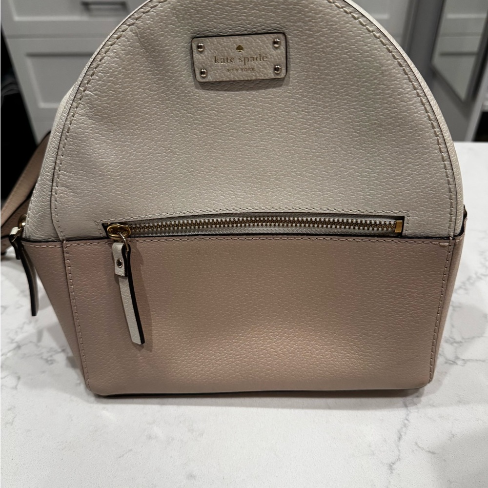 Kate Spade Mini Backpack – Blush & Cream